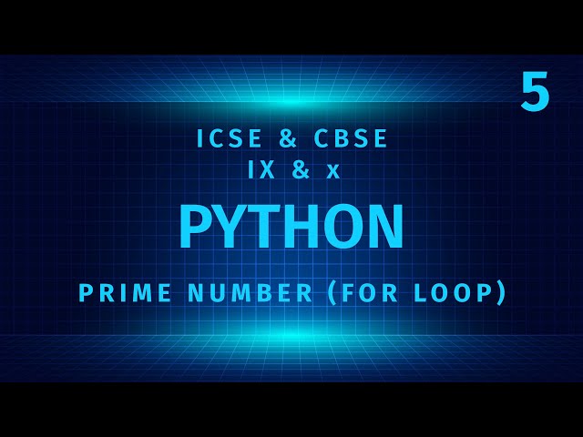 "for ... " in Python | Class 9 & 10 ICSE CBSE | Python Looping Statements | Robotics | AI |