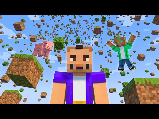 Minecraft BUT Every BLOCK FLOATS!