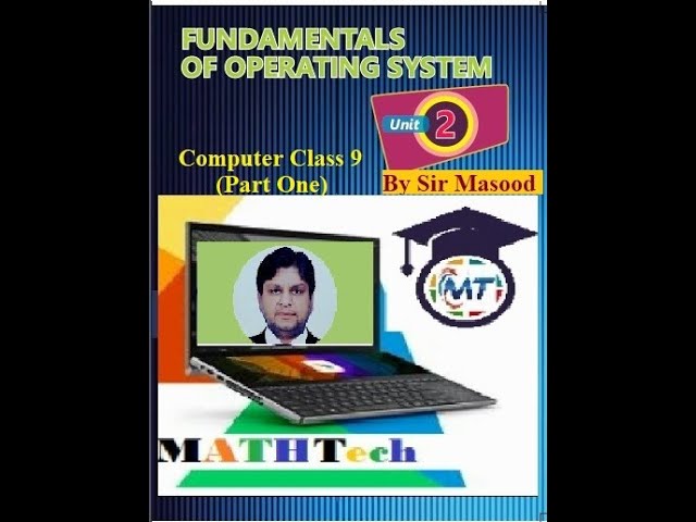 Computer Science Class 9 Unit 2 Part 1 OS & its types By Sir Masood Abbasi at Math+Tech