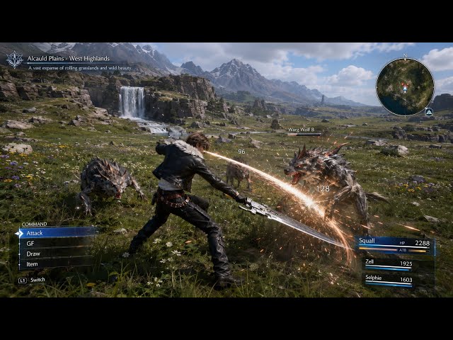 Final Fantasy VIII Remake - 10+ Minutes Of Gameplay 