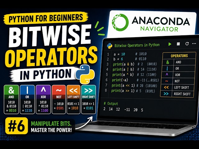 Manipulate Bits and Master the Power in Python | Bitwise Operators