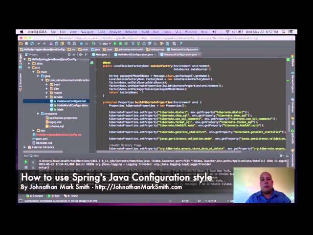 How to use Spring's Java configuration style by Johnathan Mark Smith