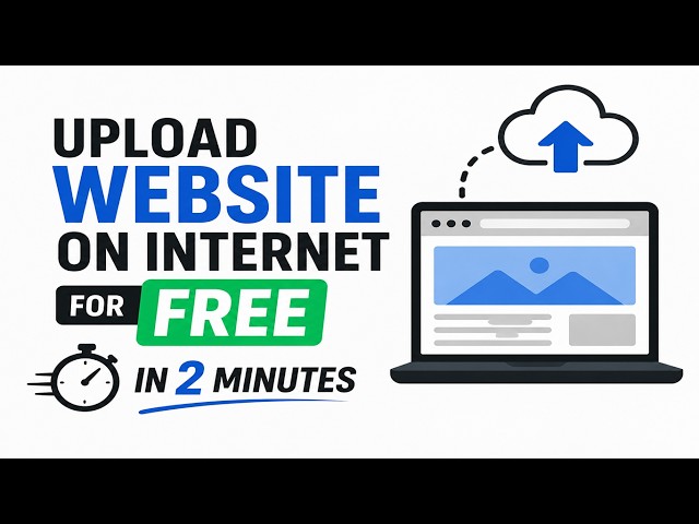 Host Your Website Absolutely Free in just 2 minutes