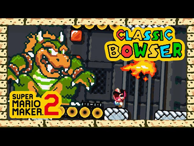 What if Bowser had his Classic Design in SMM2 (SMW Bowser Mod)