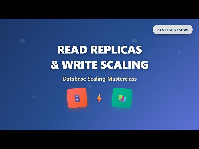 Database Scaling: Read Replicas & Write Sharding Explained!