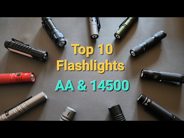 🔦 Top 10 EDC Flashlights (AA / 14500 compatible)