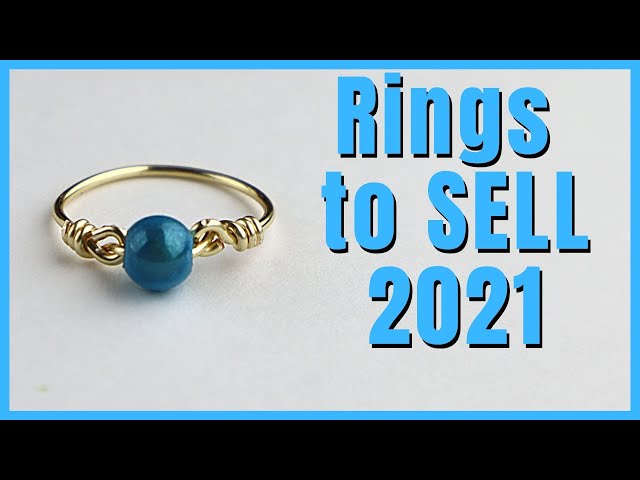Easy DIY Rings to Make and Sell // Beginner Wire Jewelry Making Tutorial