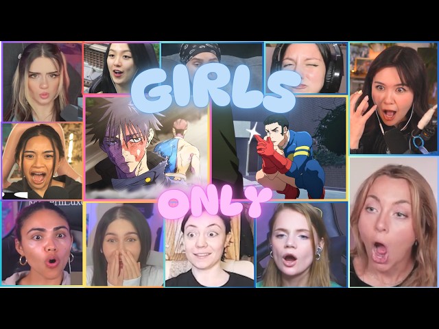 15+ GIRLS REACT - JUJUTSU KAISEN SEASON 3 EPISODE 10 GIRLS REACTION MASHUP