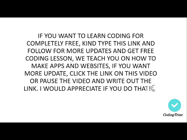 How to create app and website using Coding