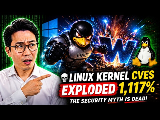 💀 Linux Kernel CVEs EXPLODED 1,117% — The Security Myth Is Dead!