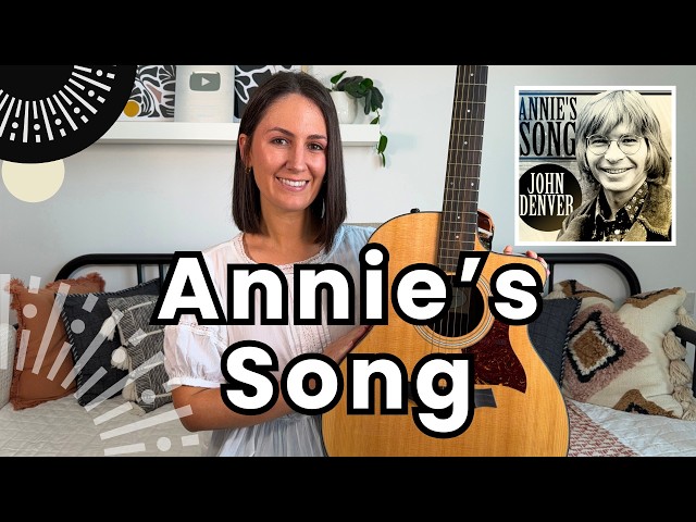 Annie's Song - Guitar Lesson John Denver Guitar Tutorial [Play Along and Picking!]