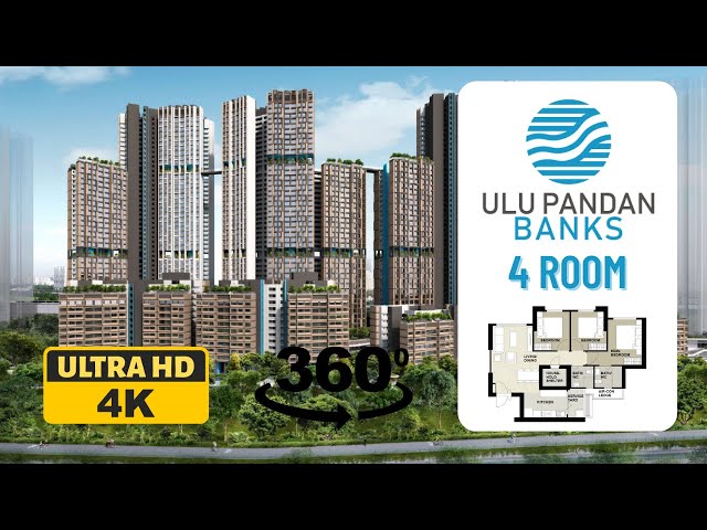 Ulu Pandan Banks 4-room Virtual Tour | 2022 Nov Queenstown BTO | VR 360 4K