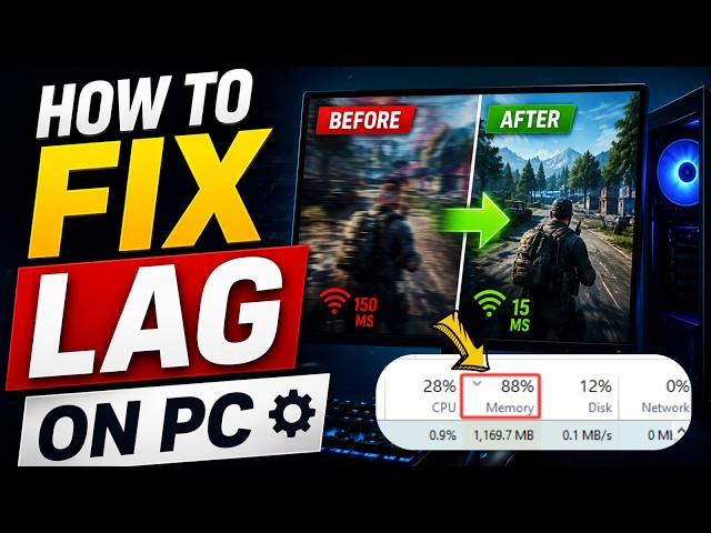 How to Fix Lag on PC (2026) | Speed Up Windows & Remove Lag Instantly