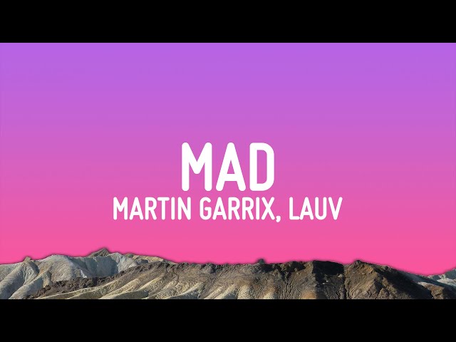 Martin Garrix & Lauv - MAD (Lyrics)