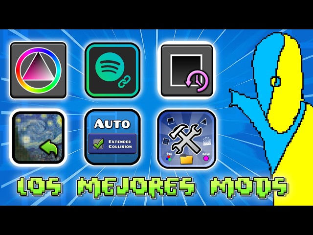 Más MODS para MEJORAR en el EDITOR en GEOMETRY DASH