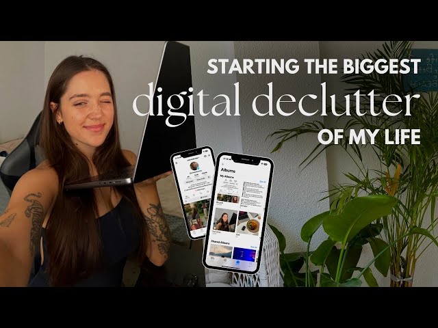 day 1 of the biggest digital declutter of my life 📱 (summer reset & fresh start)