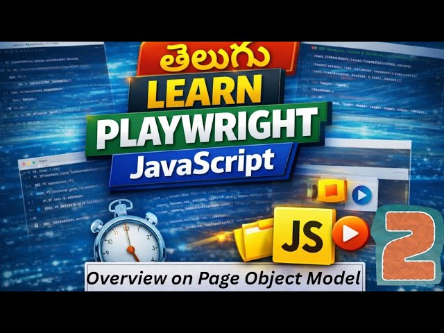 Page Object Model Scenario Part 2 | Playwright JS (Telugu) | Playwright for beginners