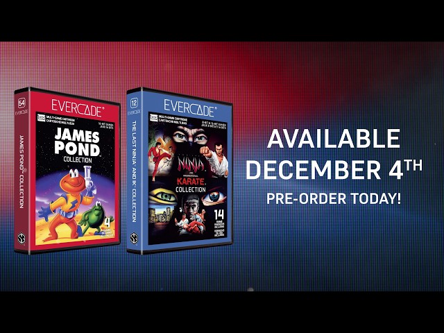 Evercade - The Last Ninja and IK Collection and James Pond Collection - Trailer