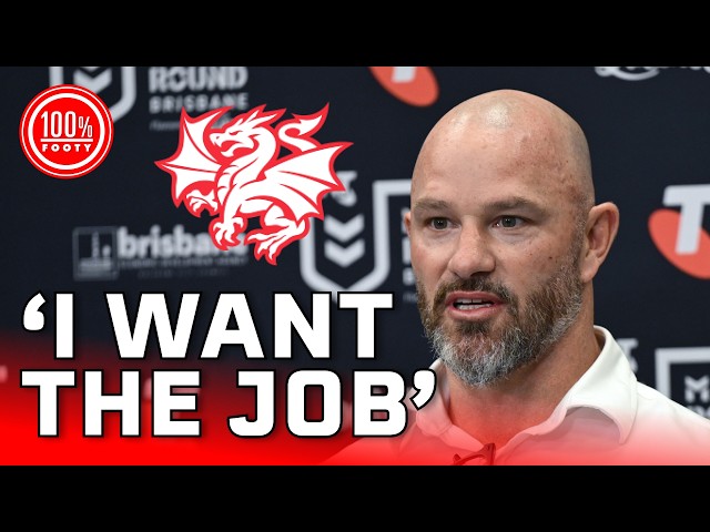 Dean Young puts his hand up for Dragons job after upset victory | 100% Footy