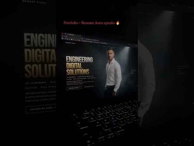 My Portfolio Has More Aura Than My Resume 😮‍💨🔥 | Flutter Developer