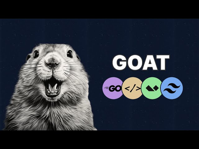 GOAT Stack: Build Fast, Scalable Apps with Go, templ, Alpine.js, and Tailwind