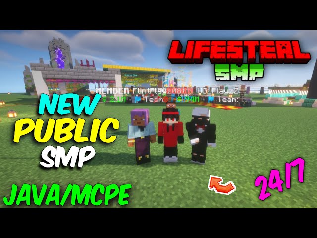 😱 Best Free Cracked Public Lifesteal SMP Minecraft 1.21 | 24/7 Online | Java + PE | Free To Join 💦