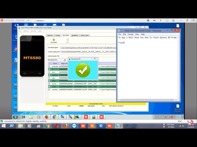 How To Flash Gphone A9 Prime Hang Logo & After Flash Dead Fix Tested Firmware