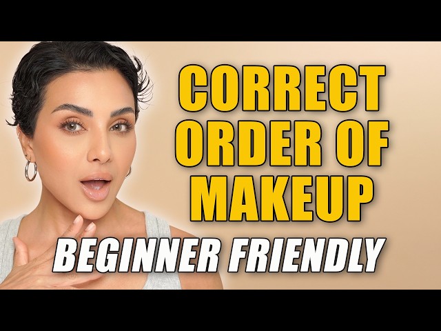 The Correct Order Of Makeup Application Beginner Friendly | Nina Ubhi