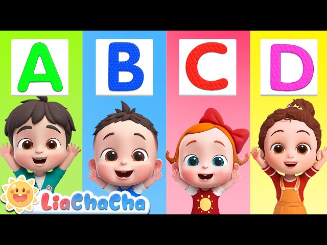 ABCD Alphabet Song 🔤 | Learn Letters A-D for Kids | LiaChaCha