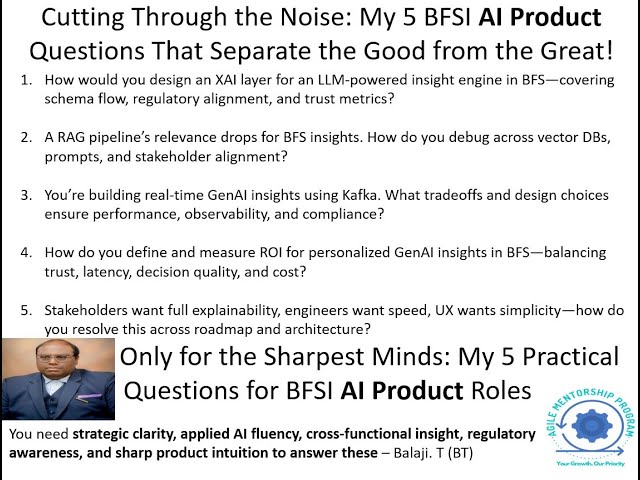 Interview Case Study for an AI PO - 2 mins clip - Edited Video from my Free Webinar on 25th Oct 2025