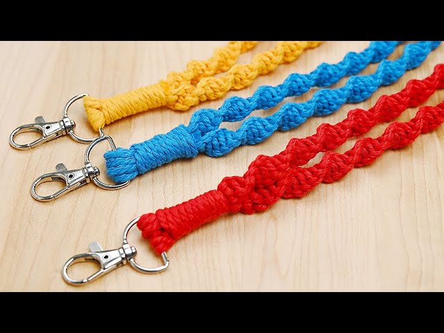 Macrame Lanyard | DIY Macrame Lanyard Pattern