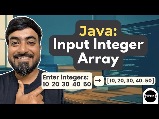 Java Program to Read Array of Integers using Scanner