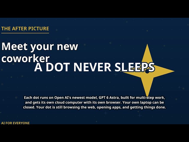 OpenAI's Dots: AI That Works While You Sleep, Explained Simply
