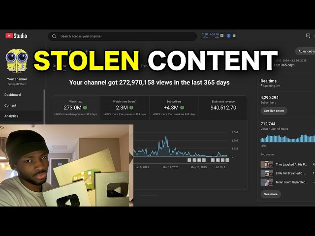 $40,512 with 1 faceless shorts channel by stealing content [FULL COURSE]
