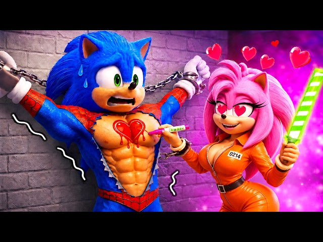 SONIC STORY: SONIC Get CRAZY GIRL!？Can SONIC Escape!？| Sonic The Hedgehog 3 Animation