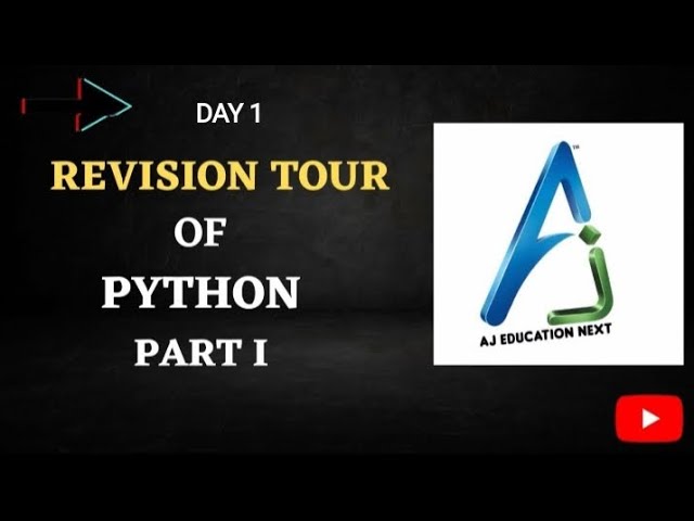 python class 12 full course | python revision tour 1 class 12 | python tutorial