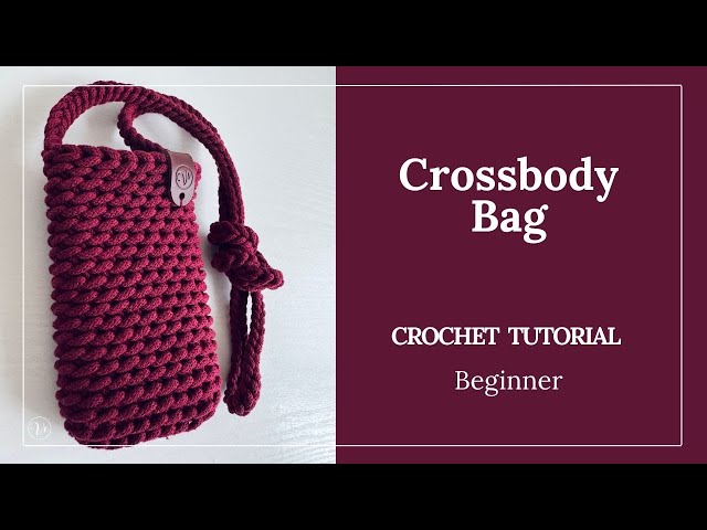 Easy Crochet Crossbody Phone Bag | Step-by-Step Tutorial for Beginners | Háčkovaná taštička na mobil