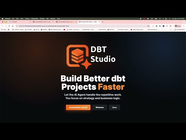 Build a Complete Jaffle Shop dbt Project with AI in Minutes