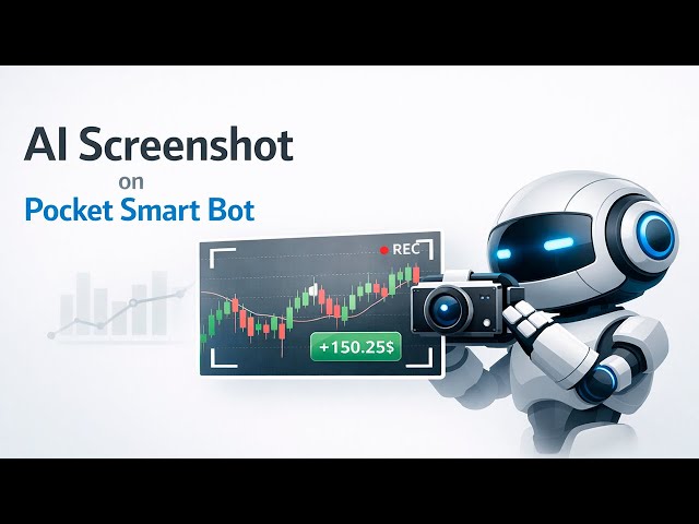 Pocket Option strategy 5 minute | AI Screenshot Robot | binary options trading for beginners