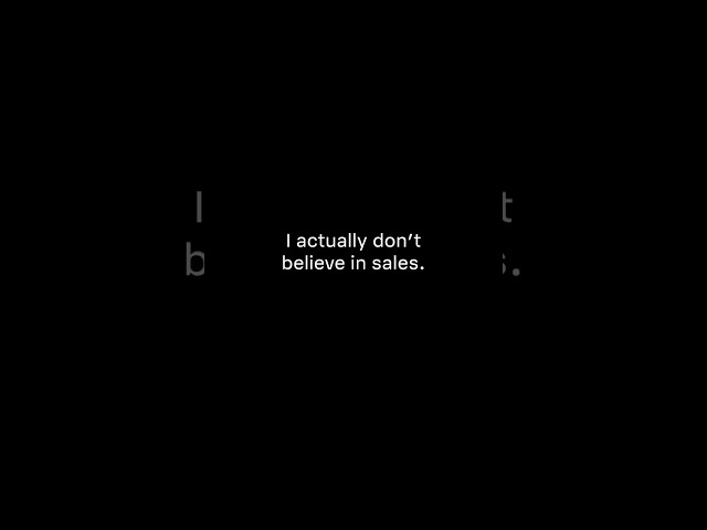 I Don’t Sell