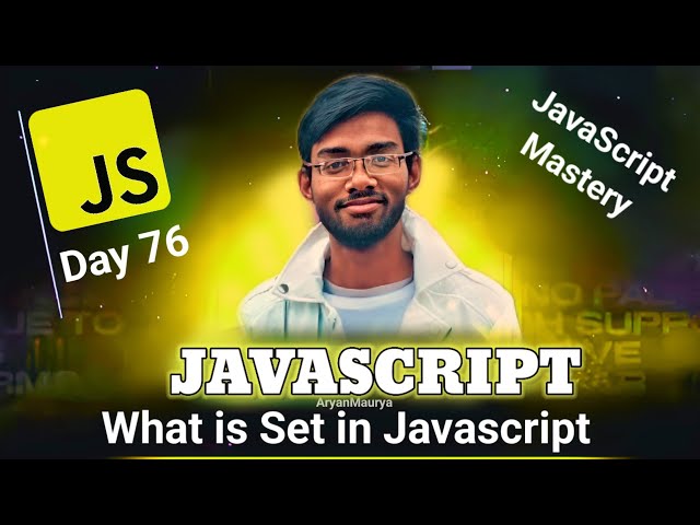 WHAT IS set in Javascript 📐🪄
