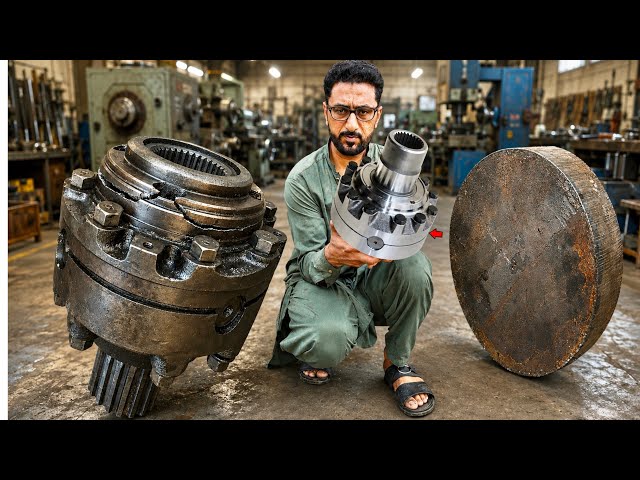 Incredible Engineering Skills — Turning a Destroyed Differential into an Unbreakable Machine 🔥🚛