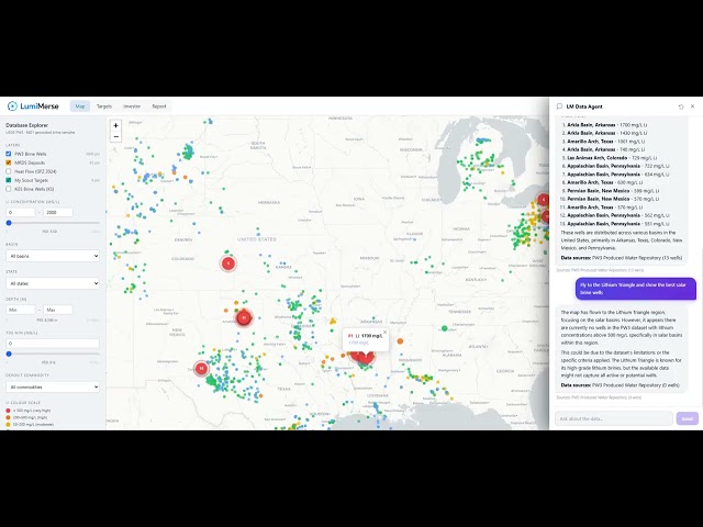 AI for Critical Minerals: Explore Lithium Data & Assess Opportunities | LumiMerse