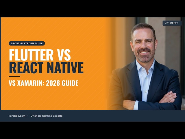 Flutter vs React Native vs Xamarin: 2026 Guide