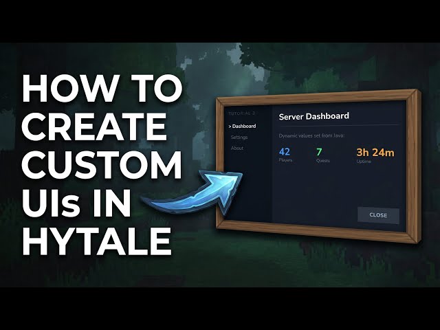 How To Create Custom UIs in Hytale (in Java)