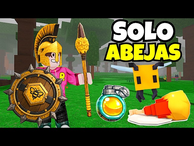 WE SURVIVED ONLY on HONEY for 99 NIGHTS in the Forest (BEE BIOME UPDATE)