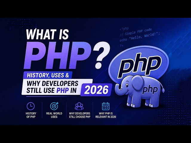 What is PHP? Complete PHP Introduction in Hindi | History, Uses & Why PHP is Still Popular in 2026