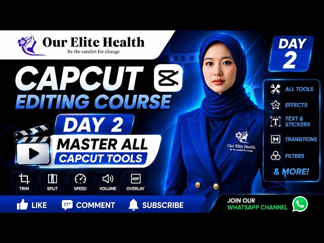 Learn All CapCut Tools | Understand every tool and its purpose step-by-step | CapCut Editing Day 2
