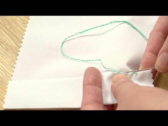 How to do a Slip Stitch - Sewing Quarter Stitch Tutorials