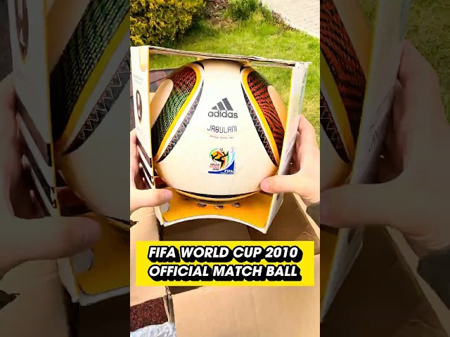 Jabulani FIFA World Cup 2010 Official Match Ball Pro - South Africa Adidas review & unboxing E42040
